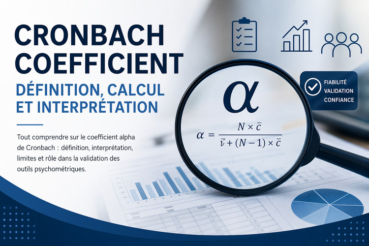 Illustration Cronbach Coefficient : Définition, calcul et interprétation